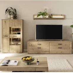 Online TV Anbauwand Möbelset modern - Jevedaz (dreiteilig) Tv & Hifi-Möbel|Wohnwände