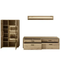 Online TV Anbauwand Möbelset modern - Jevedaz (dreiteilig) Tv & Hifi-Möbel|Wohnwände