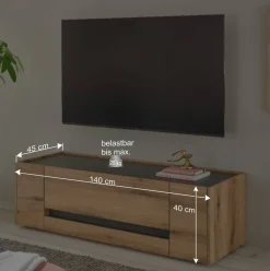 Sale TV Anbauwand Set - Colomania (fünfteilig) Wohnwände