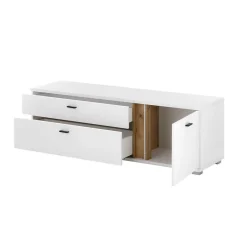 Discount TV Board & Vitrinenschrank & Hängeboard Set - Racelyn (dreiteilig) Wohnwände