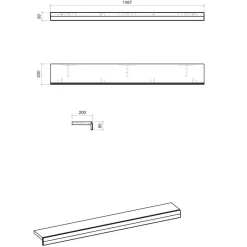 New TV Board & Wandboard & Highboard - Lioscas (dreiteilig) Wohnwände
