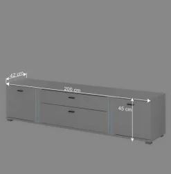 Outlet TV Lowboard & Highboard & Regal Set - Tirol (dreiteilig) Wohnwände