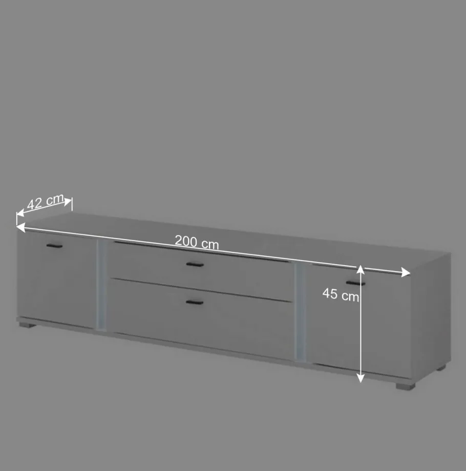 Outlet TV Lowboard & Highboard & Regal Set - Tirol (dreiteilig) Wohnwände