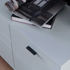 Hot TV Lowboard & Vitrine & Wandboard Set - Apulco (dreiteilig) Wohnwände