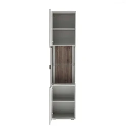 Hot TV Lowboard & Vitrine & Wandboard Set - Apulco (dreiteilig) Wohnwände