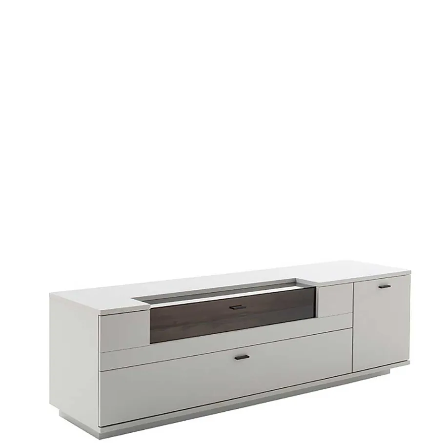 Hot TV Lowboard & Vitrine & Wandboard Set - Apulco (dreiteilig) Wohnwände