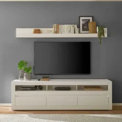 TV Lowboard & Wandboard Set - Ilana (zweiteilig) Wohnwände