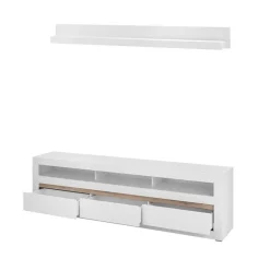 TV Lowboard & Wandboard Set - Ilana (zweiteilig) Wohnwände