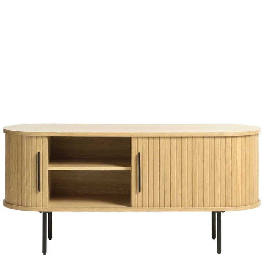 TV Lowboard in ovalem Design - Teorina Tv & Hifi-Möbel|Lowboards