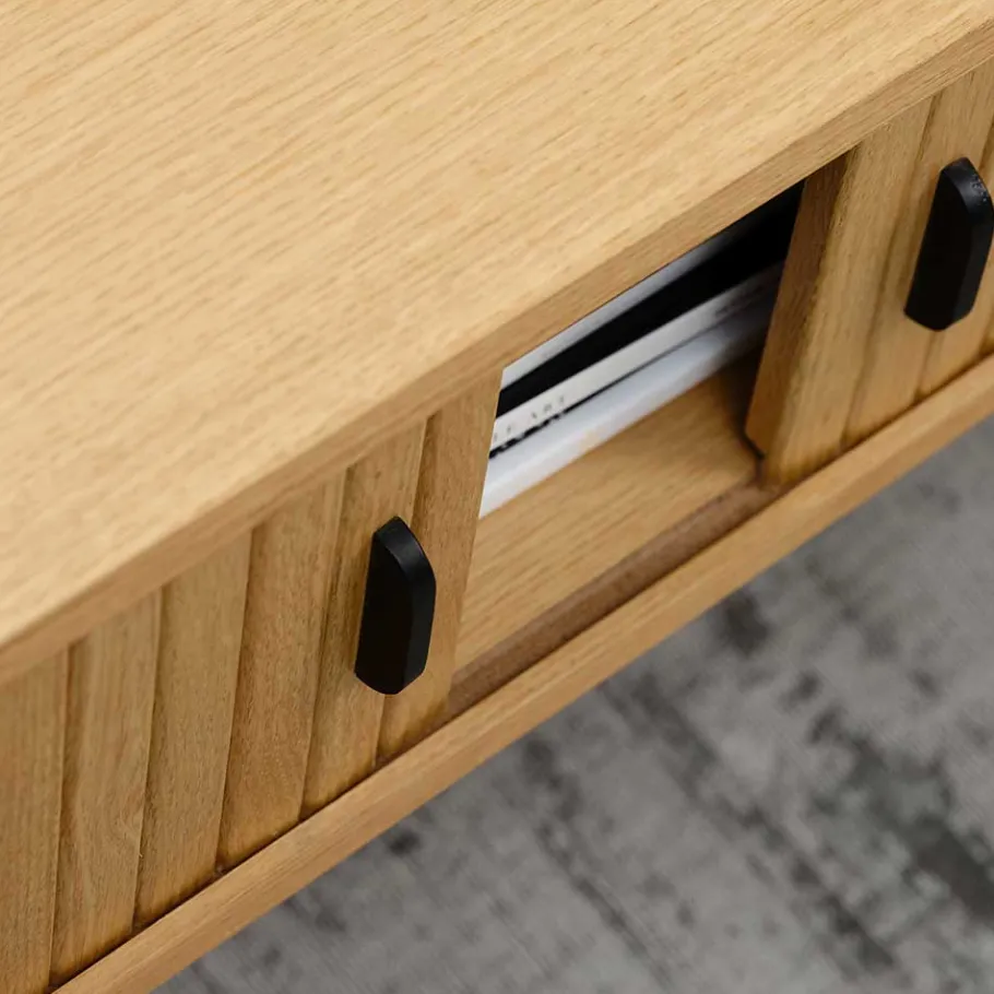 TV Lowboard in ovalem Design - Teorina Tv & Hifi-Möbel|Lowboards