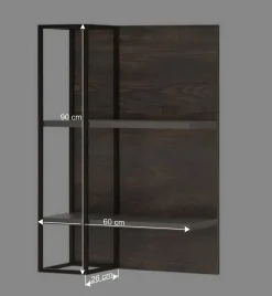 Best TV Lowboard und Wandregal Set - Mundo (zweiteilig) Wohnwände