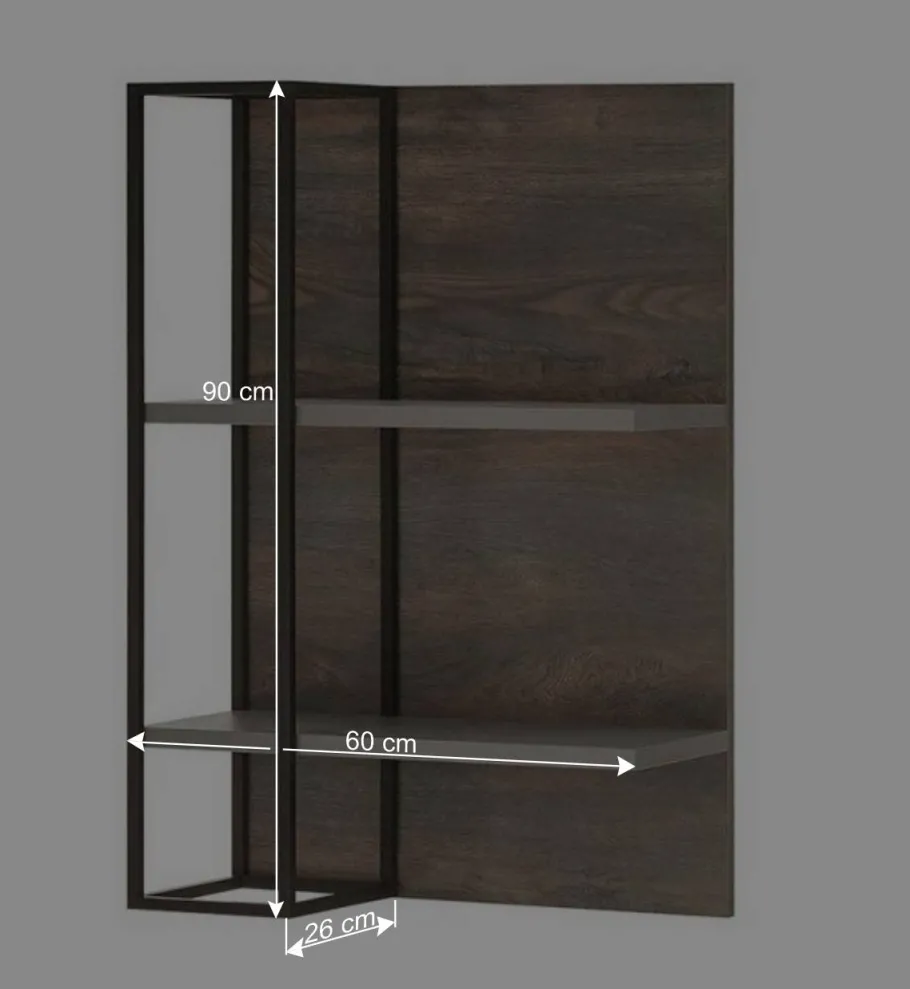 Best TV Lowboard und Wandregal Set - Mundo (zweiteilig) Wohnwände