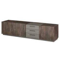 Best TV Lowboard und Wandregal Set - Mundo (zweiteilig) Wohnwände