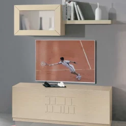 New TV Möbel Kombi in Esche hell - Odillava (dreiteilig) Wohnwände