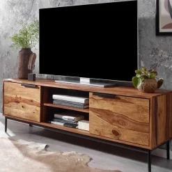 TV Schrank aus Sheesham Massivholz - Placer Tv & Hifi-Möbel|Lowboards