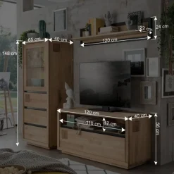 Sale TV Wohnwand in modernem Design - Embleys (dreiteilig) Wohnwände