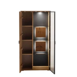 Sale TV Wohnwand in Wildeiche teilmassiv - Drinidad (dreiteilig) Wohnwände