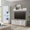 Outlet TV Wohnwand Kombi mit Licht - Tirol (dreiteilig) Wohnwände