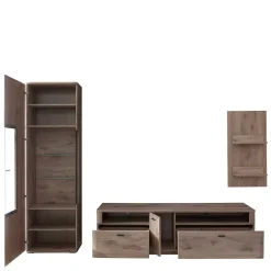 TV Wohnwand Kombination Set - Comrinaca (dreiteilig) Wohnwände