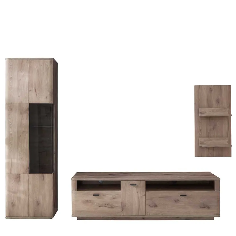 TV Wohnwand Kombination Set - Comrinaca (dreiteilig) Wohnwände