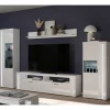 Clearance TV Wohnwand Möbel mit LED Set - Gomata (vierteilig) Wohnwände