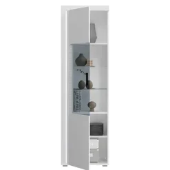 Clearance TV Wohnwand Möbel mit LED Set - Gomata (vierteilig) Wohnwände