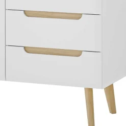 Outlet TV Wohnwand Möbelset im Skandi Style - Ginko (vierteilig) Wohnwände