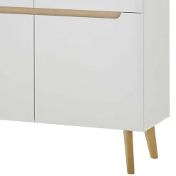 Outlet TV Wohnwand Möbelset im Skandi Style - Ginko (vierteilig) Wohnwände