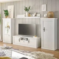 Discount TV Wohnwandkombination 295 cm breit - Liancos (vierteilig) Wohnwände