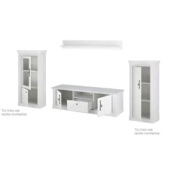 Discount TV Wohnwandkombination 295 cm breit - Liancos (vierteilig) Wohnwände