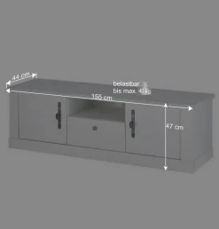 Discount TV Wohnwandkombination 295 cm breit - Liancos (vierteilig) Wohnwände