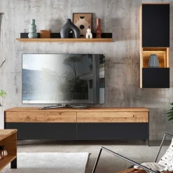 Discount TV Wohnwandmöbel modern - Viligrana (dreiteilig) Wohnwände