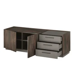 New TV Wohwand Kombination modern - Mundo (vierteilig) Wohnwände