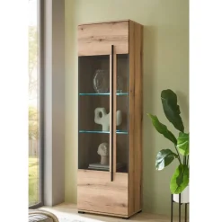 Sale TV-Wohnwand in Holzoptik foliert - Brocus (vierteilig) Wohnwände