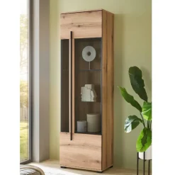 Sale TV-Wohnwand in Holzoptik foliert - Brocus (vierteilig) Wohnwände