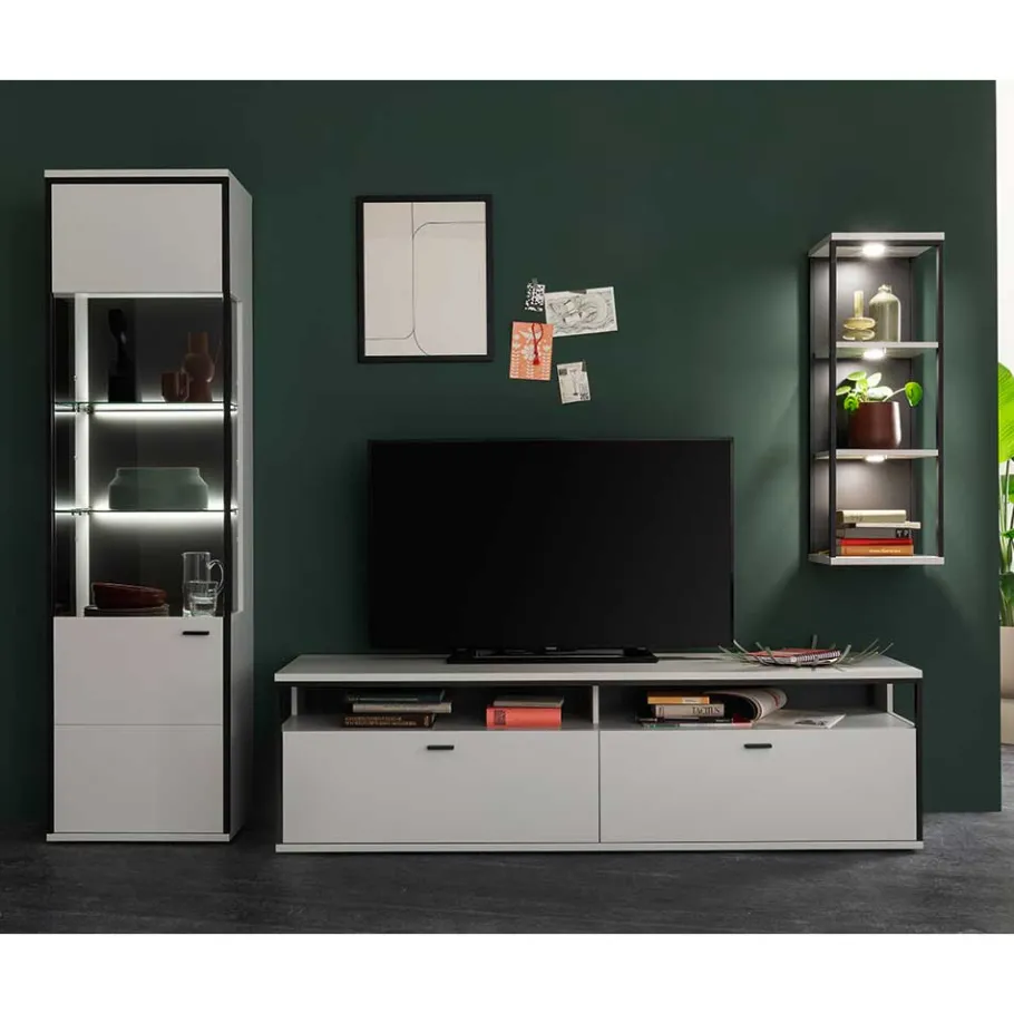 Online TV-Wohnwandmöbel Kombination - Loazin (dreiteilig) Wohnwände