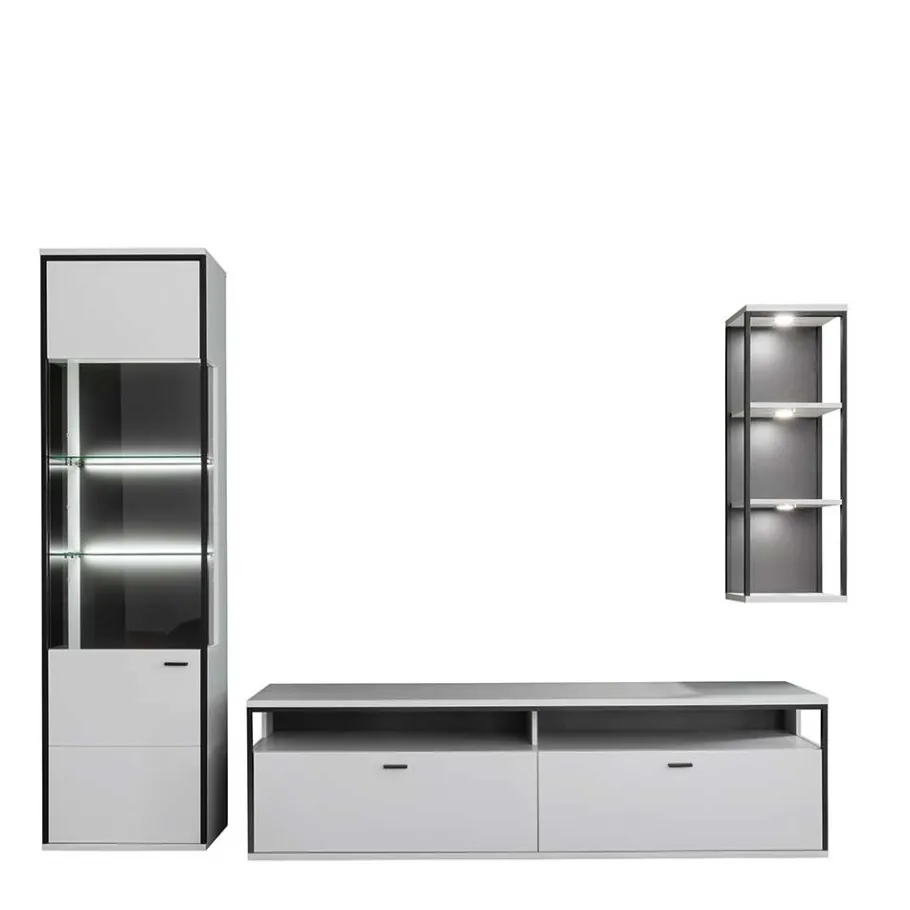 Online TV-Wohnwandmöbel Kombination - Loazin (dreiteilig) Wohnwände