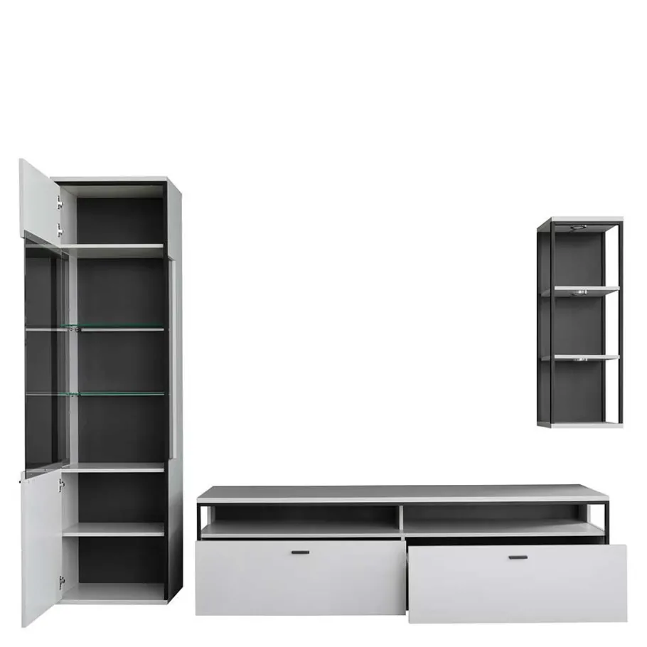 Online TV-Wohnwandmöbel Kombination - Loazin (dreiteilig) Wohnwände