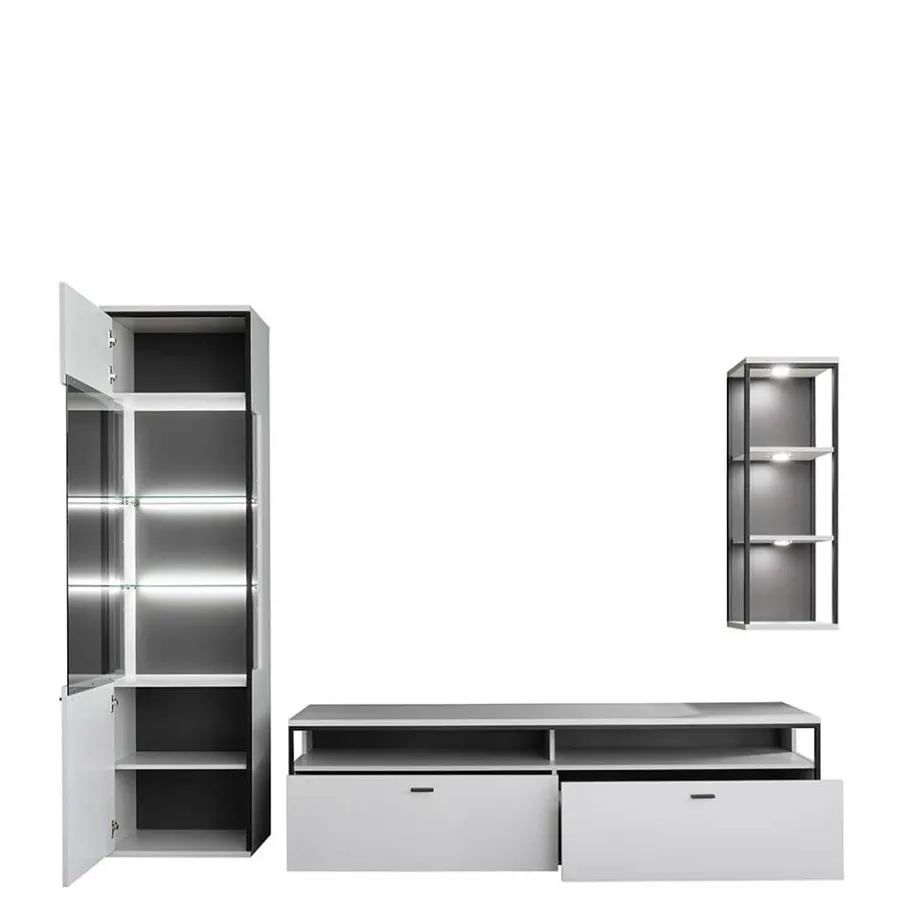 Online TV-Wohnwandmöbel Kombination - Loazin (dreiteilig) Wohnwände