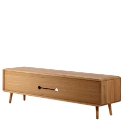 Unterschrank für Fernseher aus Eiche Bianco - Bakaras Tv & Hifi-Möbel|Lowboards