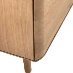 Unterschrank für Fernseher aus Eiche Bianco - Bakaras Tv & Hifi-Möbel|Lowboards