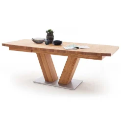 Sale Verlängerbarer Bootsdesign Tisch aus Wildeiche - Peng Tische