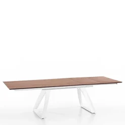 Verlängerbarer Design Esstisch zweifarbig - Sanatate Tische