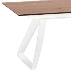 Verlängerbarer Design Esstisch zweifarbig - Sanatate Tische