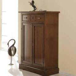 Online Vertiko Kommode in Walnussfarben Antik - Istefanio Kommoden