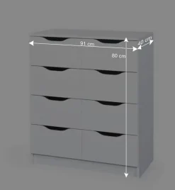 Best Vielzweck Kommode Danjala mit 8 Schubladen Kommoden