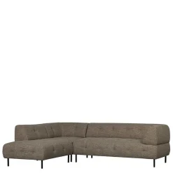 Viersitzer Ecksofa in Dunkelbraun - Marus Sofas