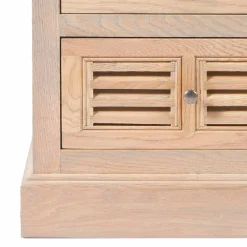 Sale Vintage Kommode mit Lamellen Front Taunton aus Eiche teilmassiv Kommoden