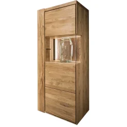 Vitrine aus Wildeiche geölt - Slaraduva Vitrinen|Schränke