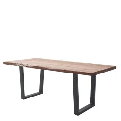 Online Waldkante Esstisch aus Akazie Massivholz - Donnira Tische